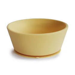 Mushie cuenco con ventosa Solid para bebés, antideslizante