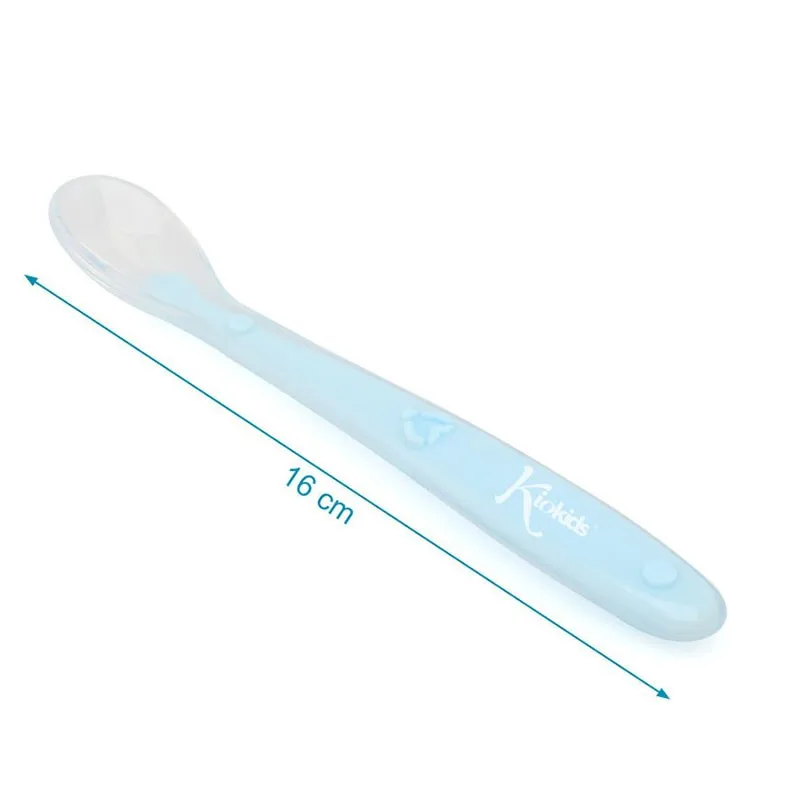 Kiokids Cuchara de Silicona Suave Ergonomica para Bebés - imagen 4