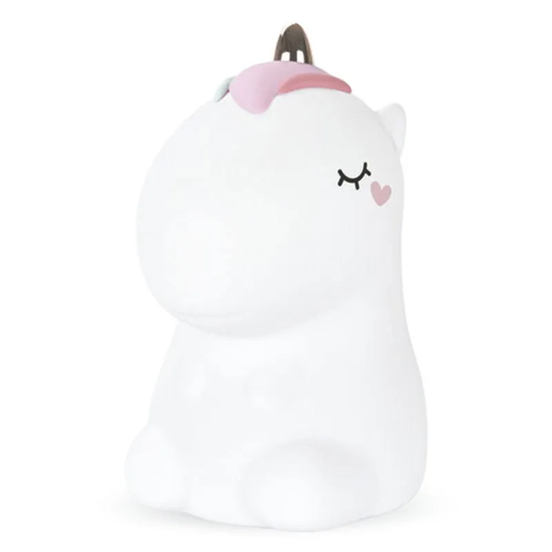 Innogio Luz de compañía unicornio – Lámpara nocturna infantil LED - imagen 4