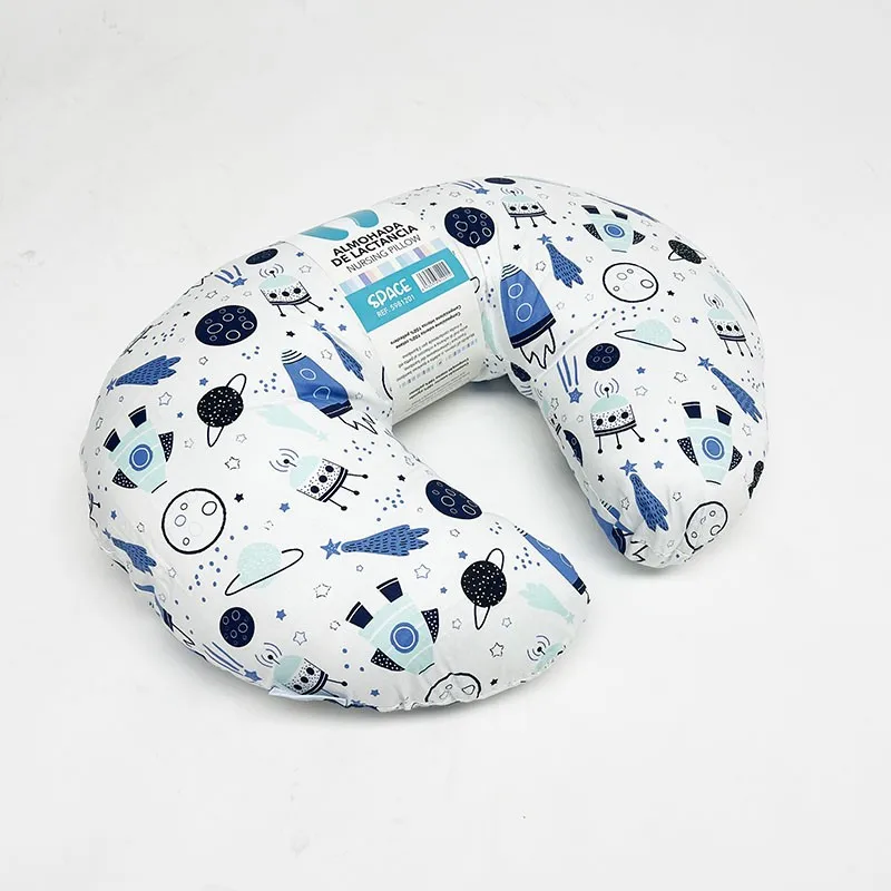 Cojín de lactancia Plastimyr Space Dinos – soporte ergonómico