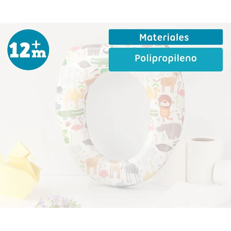 Kiokids reductor de WC Selva para niños, asiento anatómico - imagen 4