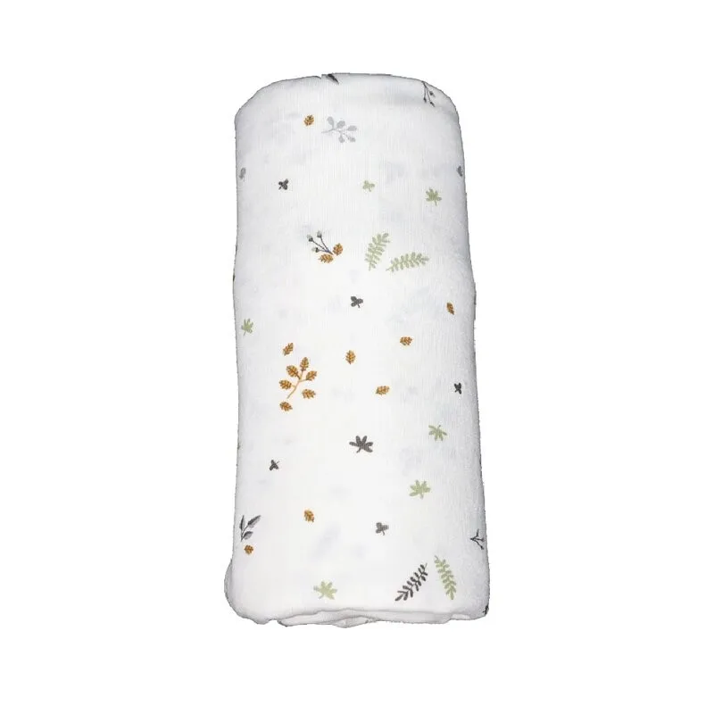 Sonpetit Muselina de bambú con hojas para bebé