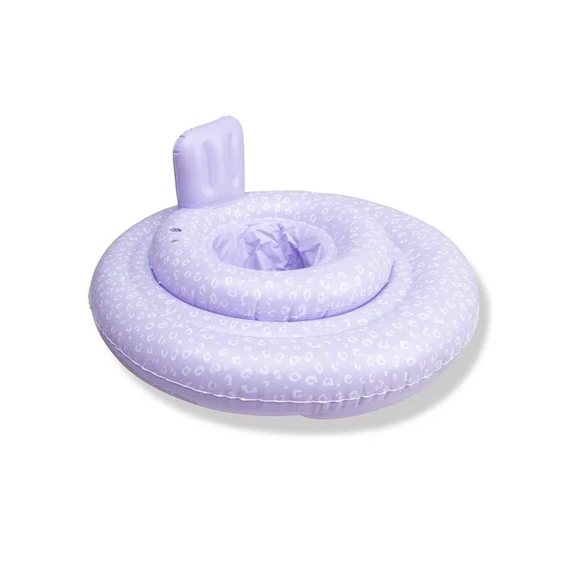 Swim Essentials Asiento flotador leopardo para bebé