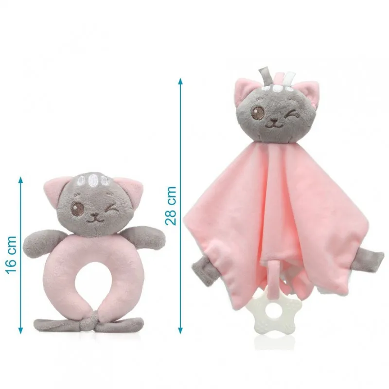 Kiokids doudou y sonajero de apego suave para bebé - imagen 4