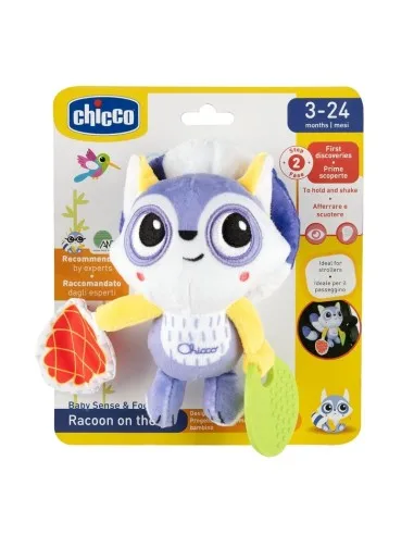 Chicco peluche mapache juguete suave para bebé - imagen 5