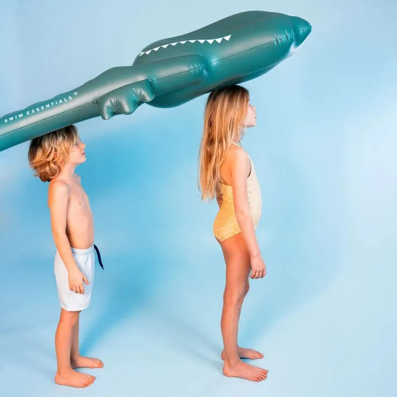 Swim Essentials colchoneta inflable de cocodrilo para piscina - imagen 2