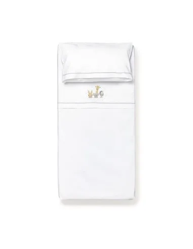 Interbaby juego de sábanas para cuna acuarela con broche - imagen 5