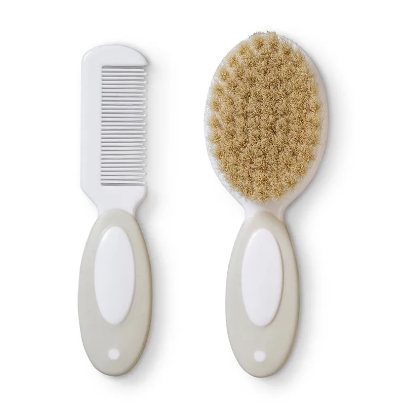 Saro cepillo y peine de cerdas naturales para bebé - imagen 4