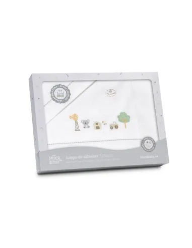 Interbaby juego de sábanas para cochecito Granja Koala - imagen 2
