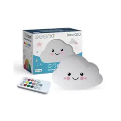 Luz infantil Giocloud Innogio de silicona con forma de nube