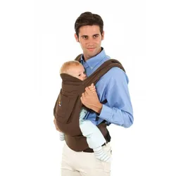 Molto mochila portabebé ergonómica chocolate cómoda y segura