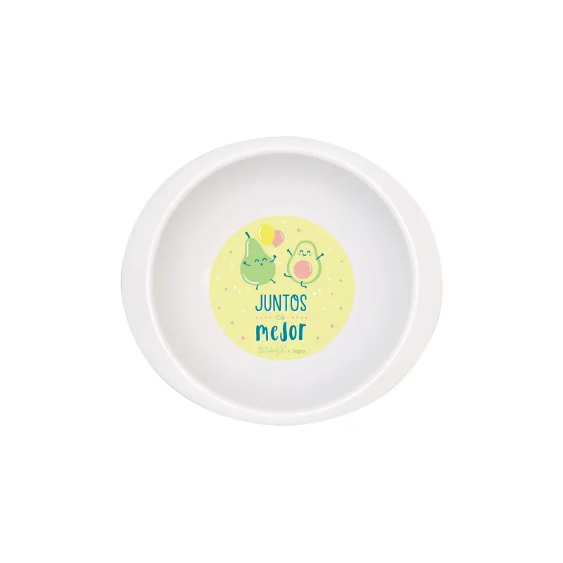 Vajilla para bebés Saro La Pera Limonera: plato y cuenco - imagen 2