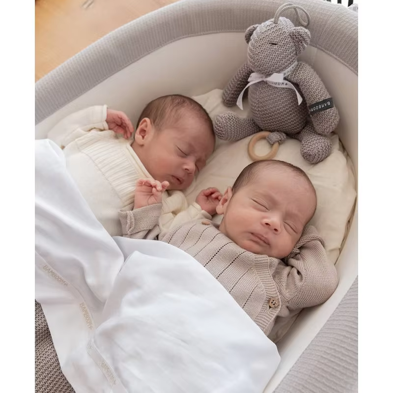Bamboom Peluche musical para bebés – Oso blandito con melodías - imagen 4