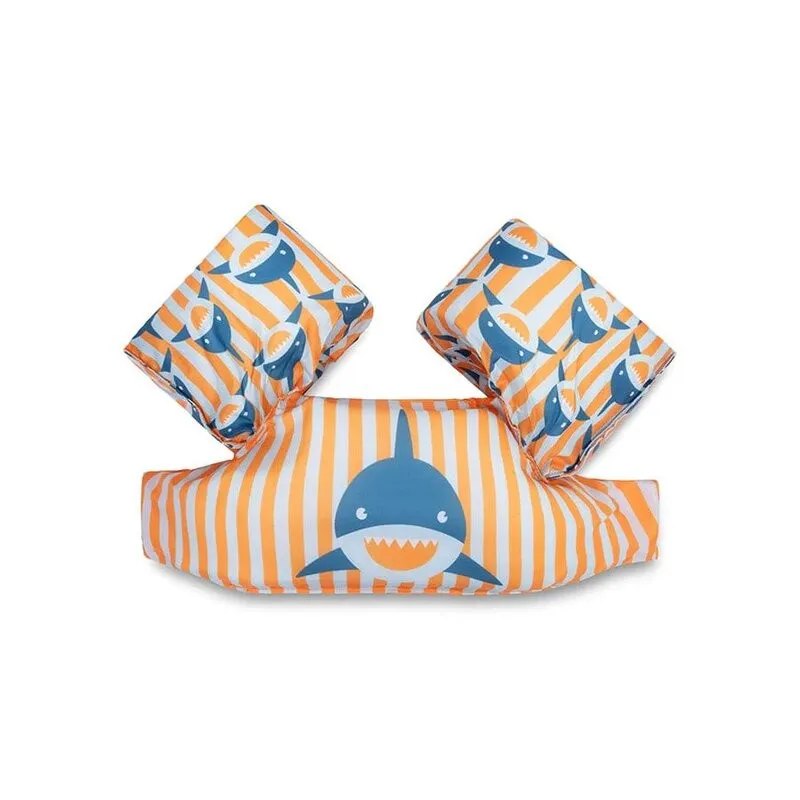 Swim Essentials chaleco de natación con manguitos tiburón - imagen 3