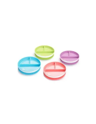 Munchkin plato infantil con ventosa antideslizante y compartimentos - imagen 4