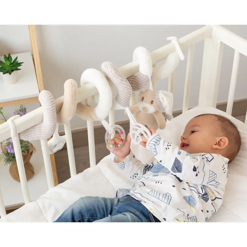 Kiokids espiral de peluche osito beige infantil - imagen 3