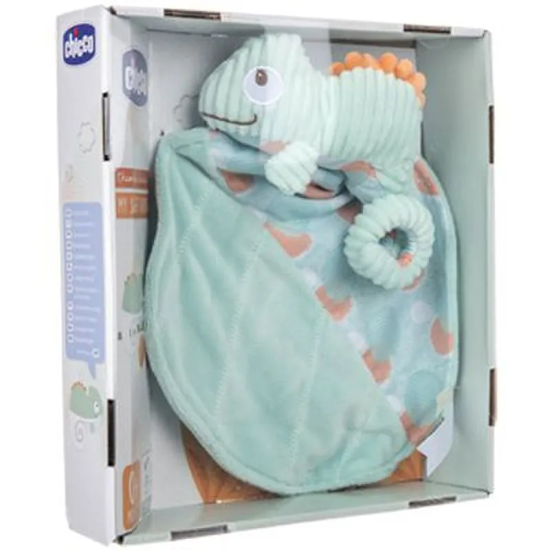 Chicco doudou camaleón de peluche suave para bebé - imagen 2