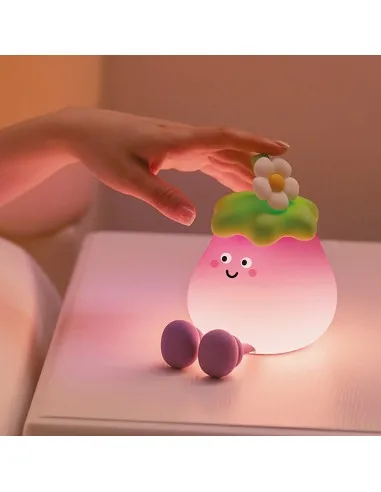 Luz nocturna infantil Innogio GioSleepy Berenjena para el sueño - imagen 2
