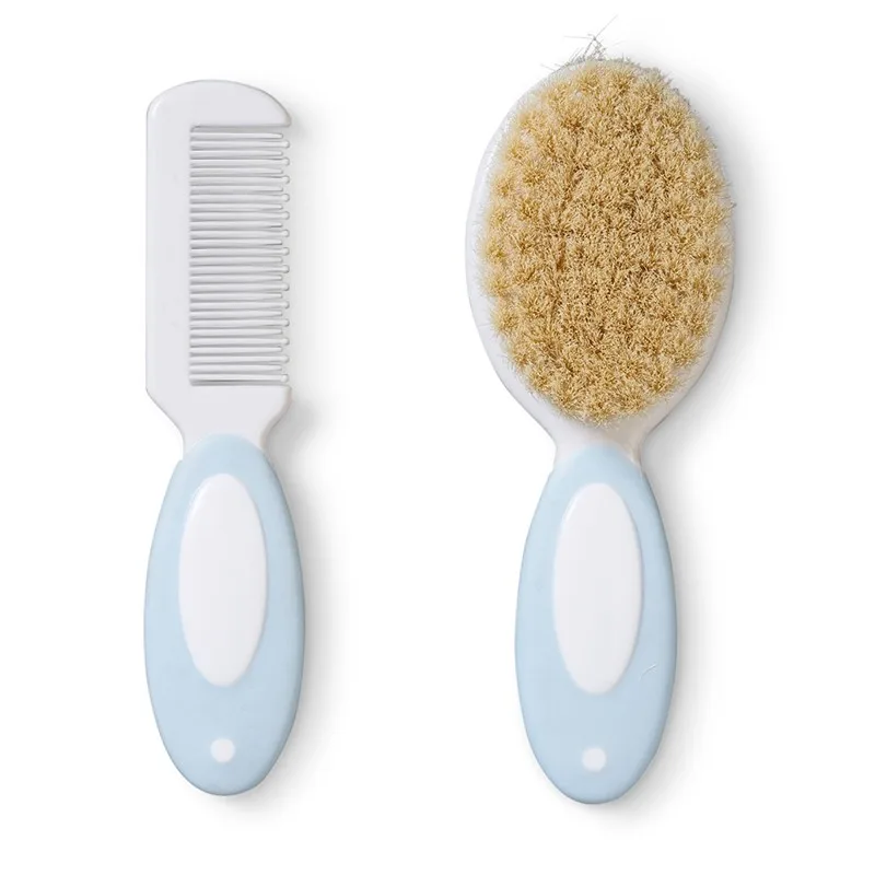Saro cepillo y peine de cerdas naturales para bebé - imagen 3