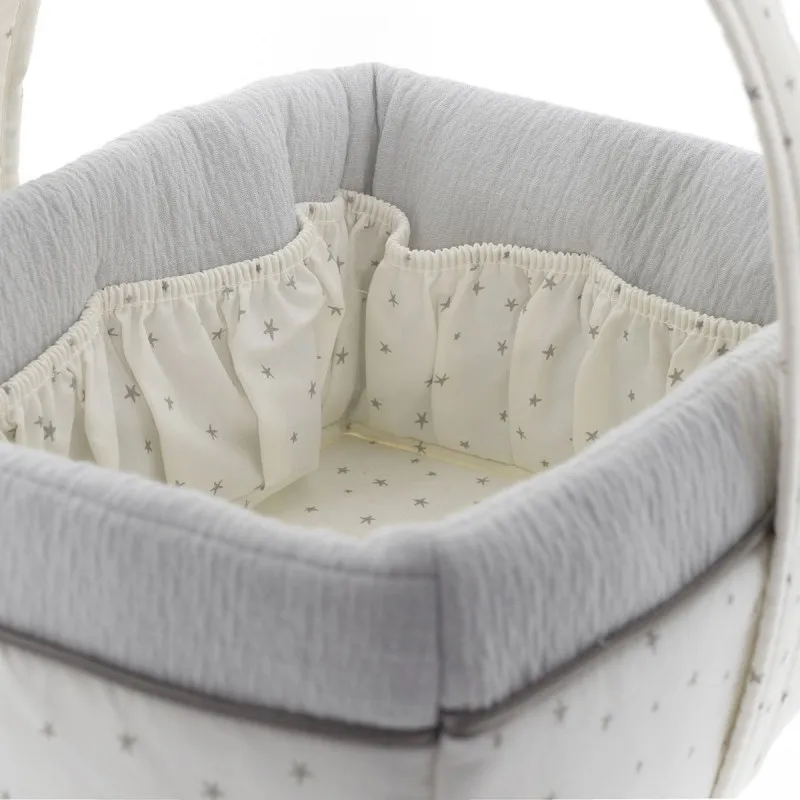 Cesta canastilla de bebé Cambrass Magia gris – regalo recién nacido - imagen 5