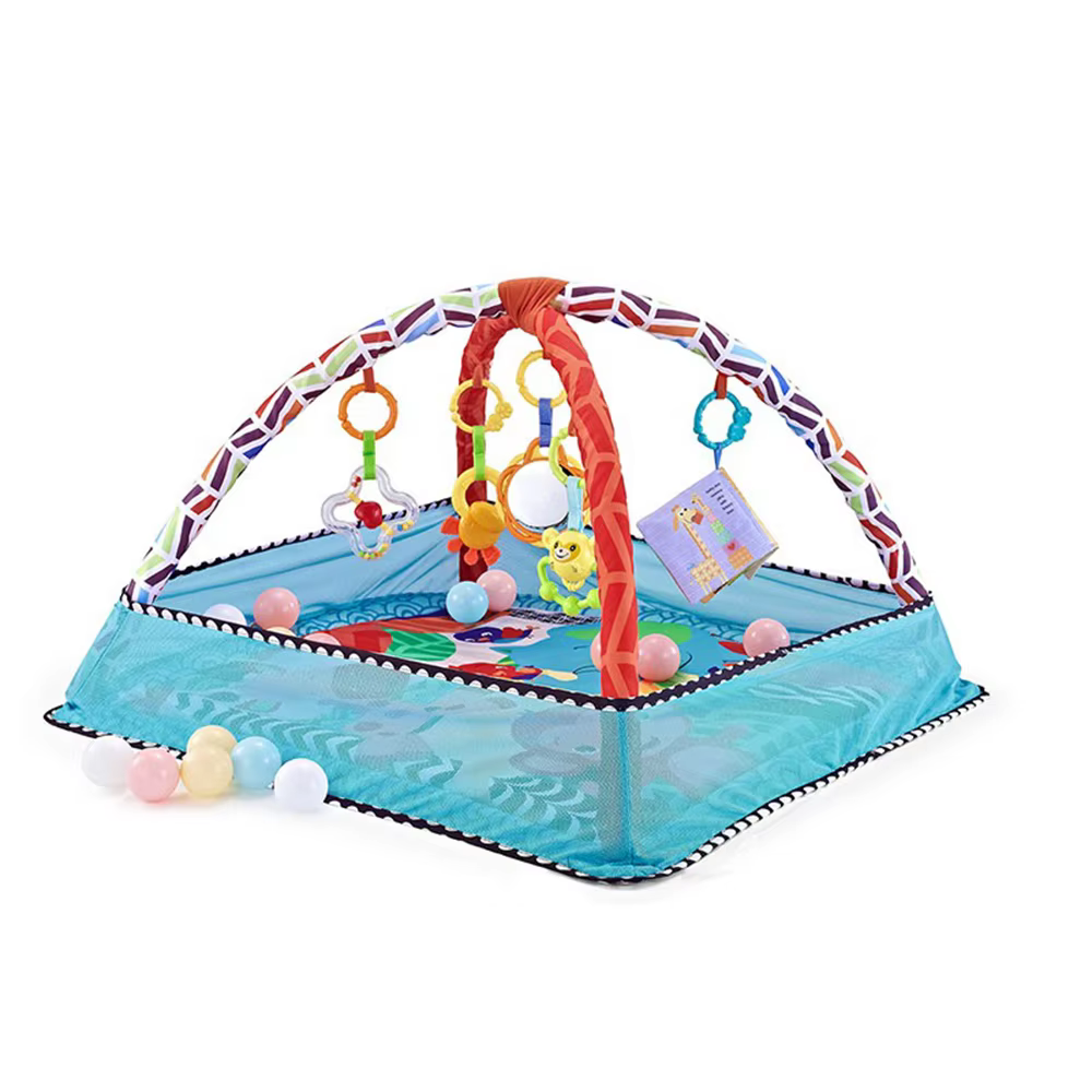 Kikkaboo Manta de juegos para bebé con bolas y actividades - imagen 3