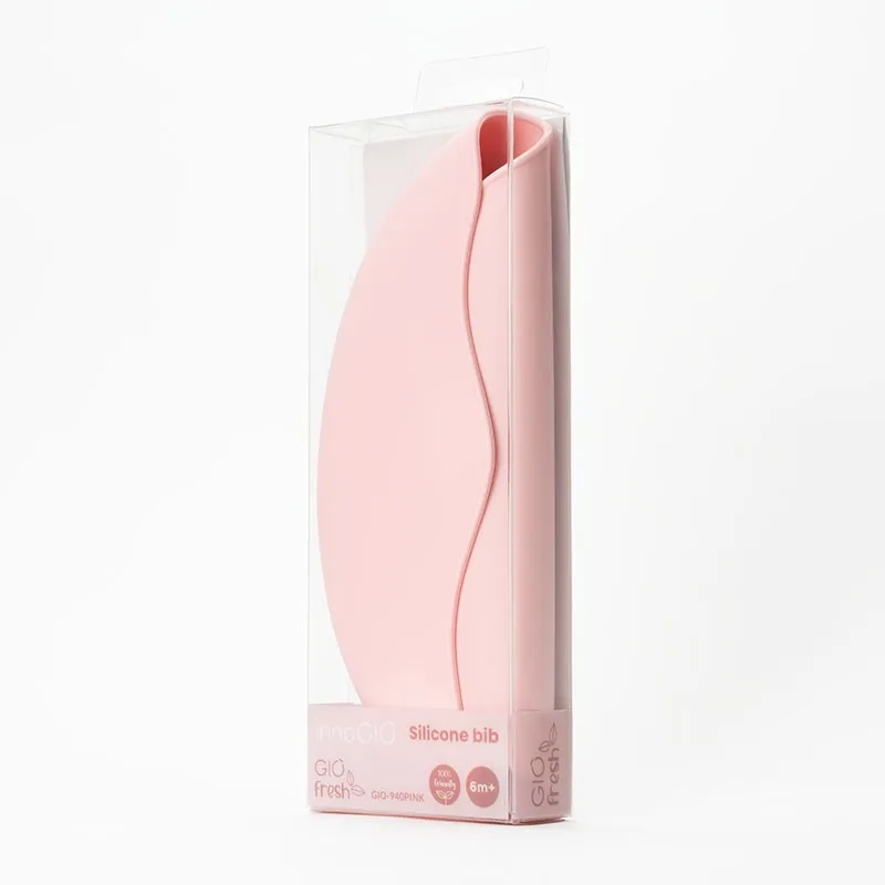 Babero de silicona Innogio ajustable para bebé, fácil limpieza - imagen 3