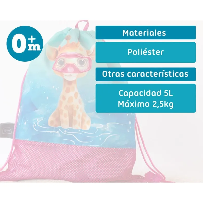 Kiokids Bolsa de playa infantil con motivos animales - imagen 5