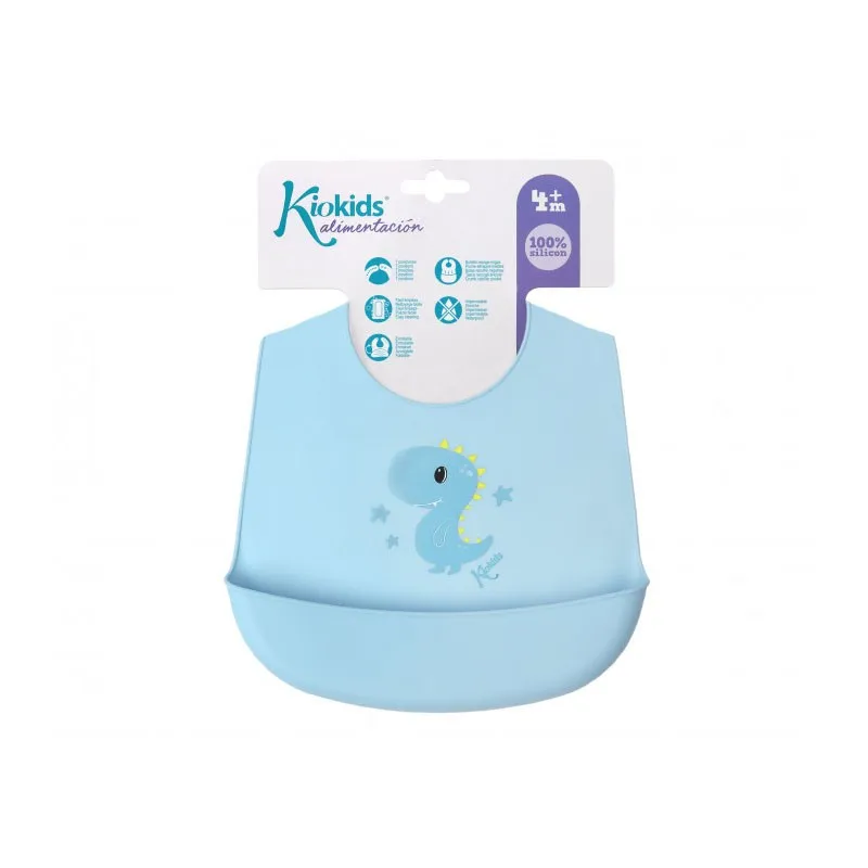 Kiokids Babero de silicona para bebés - imagen 4