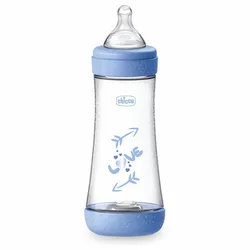 Chicco Biberón de silicona Perfect5 anticólicos para bebés