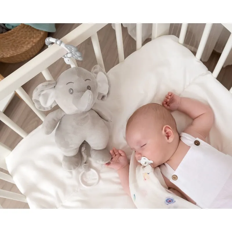Kiokids Elefante Mordedor Musical de Peluche para Bebés - imagen 2