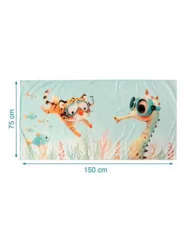 Kiokids toalla de microfibra para la playa 150x75 cm - imagen 4