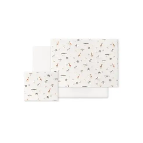 Interbaby juego de sábanas para cochecito Savanna estampado