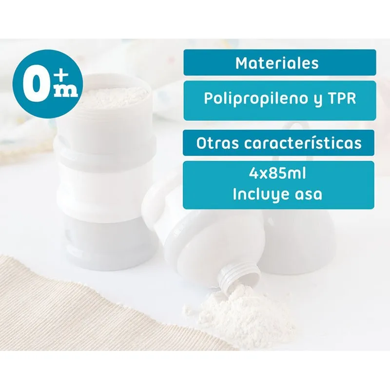 Kiokids dosificador para bebé de varios compartimentos, fácil de usar - imagen 3