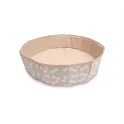 Swim Essentials piscina para perros en forma de huesos beige