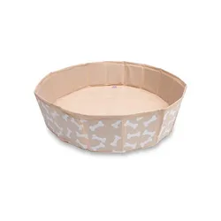 Swim Essentials piscina para perros en forma de huesos beige