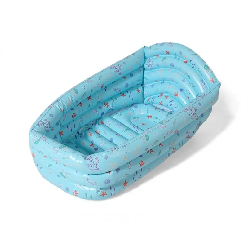 Kiokids bañera infantil hinchable para bebés plegable y fácil - imagen 2