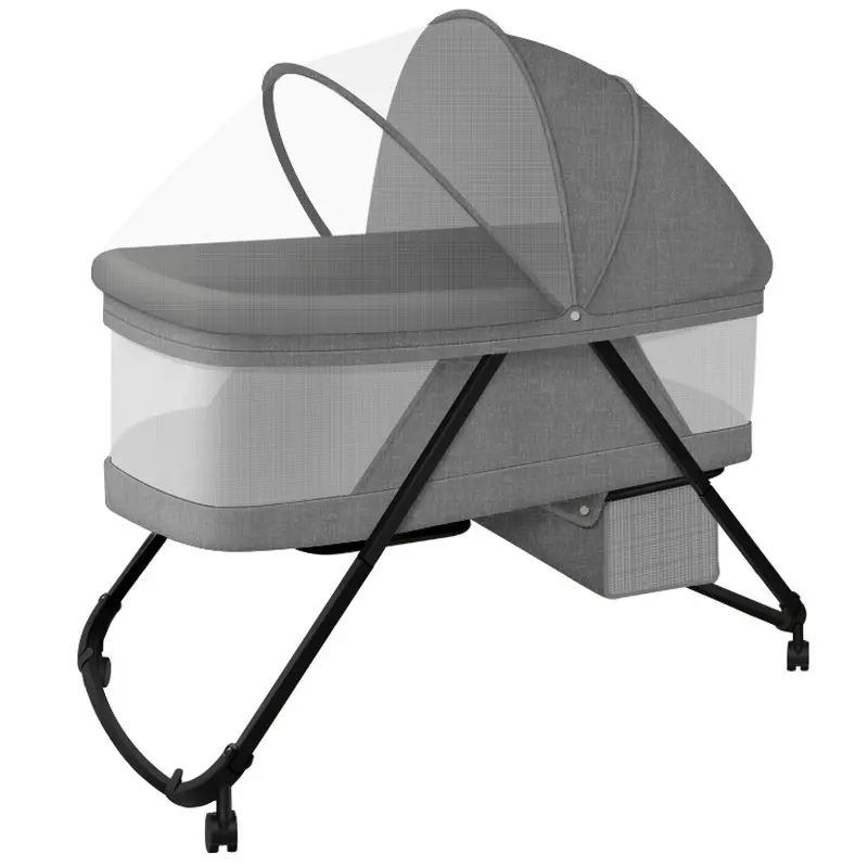 Cuna plegable para bebé - Moisés mecedora portátil multifunción - imagen 2