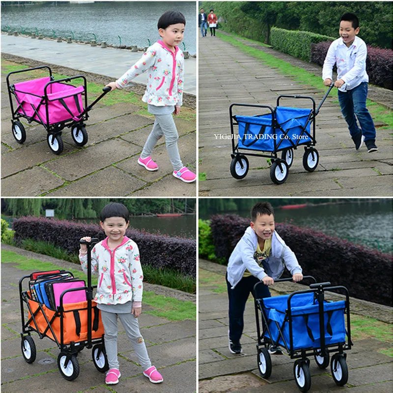 Carrito plegable utilitario para exterior con mango extensible - imagen 2