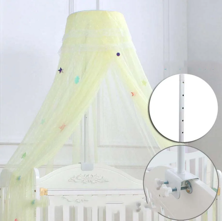Mosquitera Universal para cuna bebé malla bipartita dosel elegante - imagen 2