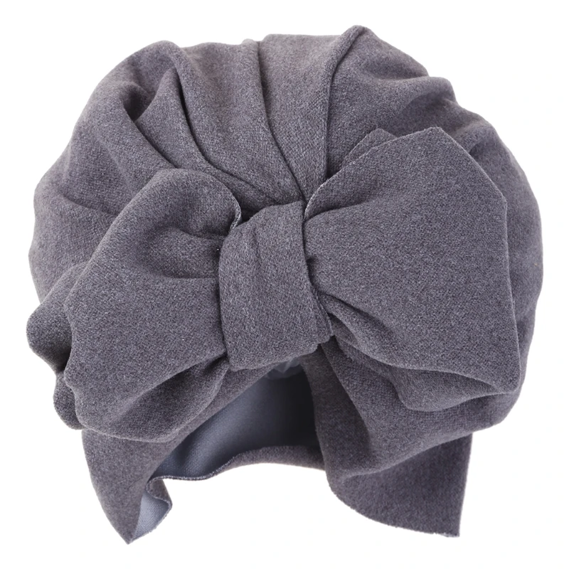 Gorro turbante de algodón con lazo para bebé y recién nacidos - imagen 4