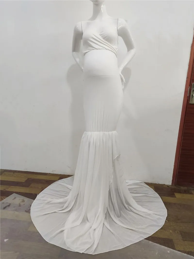 Vestido de maternidad con estética suave para foto