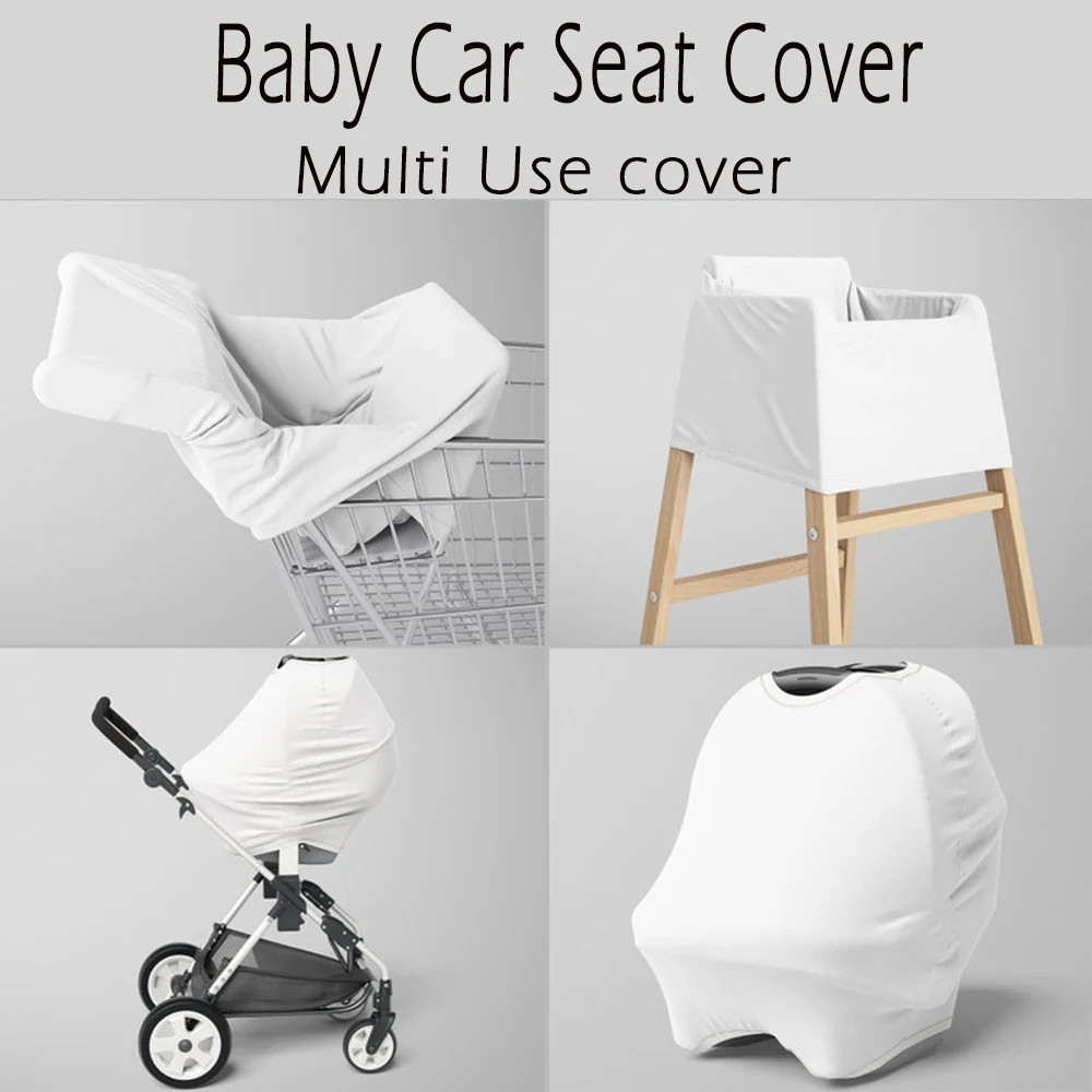 Funda de asiento de coche para bebé con tejido suave