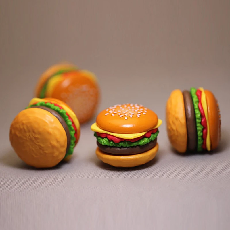 Mini hamburguesas de juguete para casa de muñecas - imagen 5
