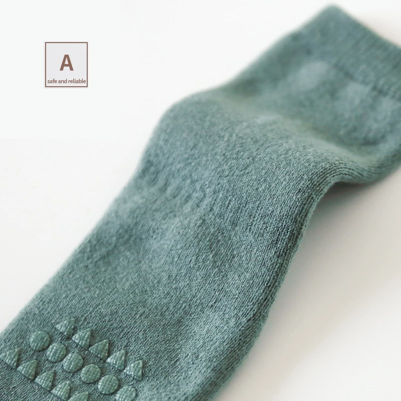 Calcetines bebé 0-3M – suela antideslizante y algodón grueso