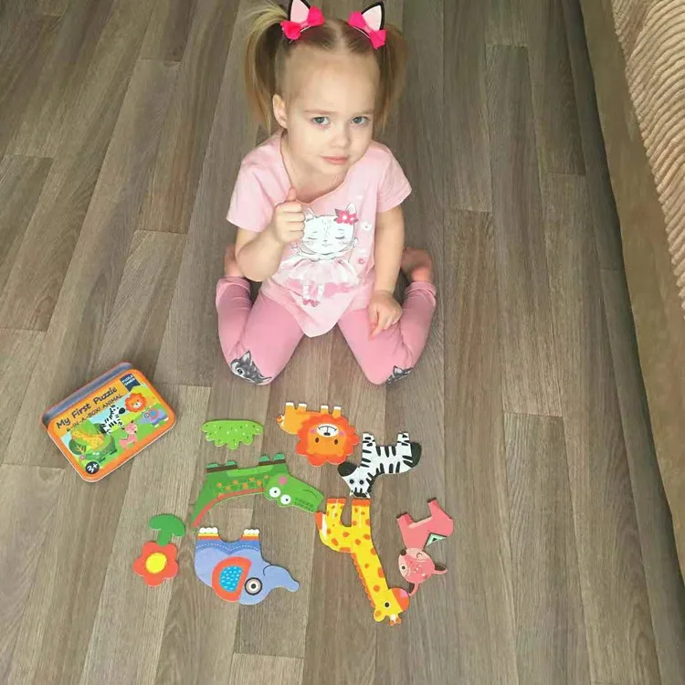 Rompecabezas de madera 3D infantil