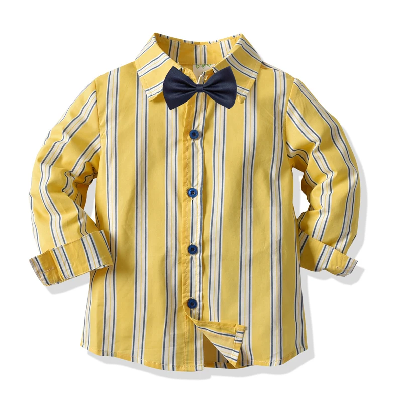 Camisa a cuadros manga larga para niño – Otoño clásico