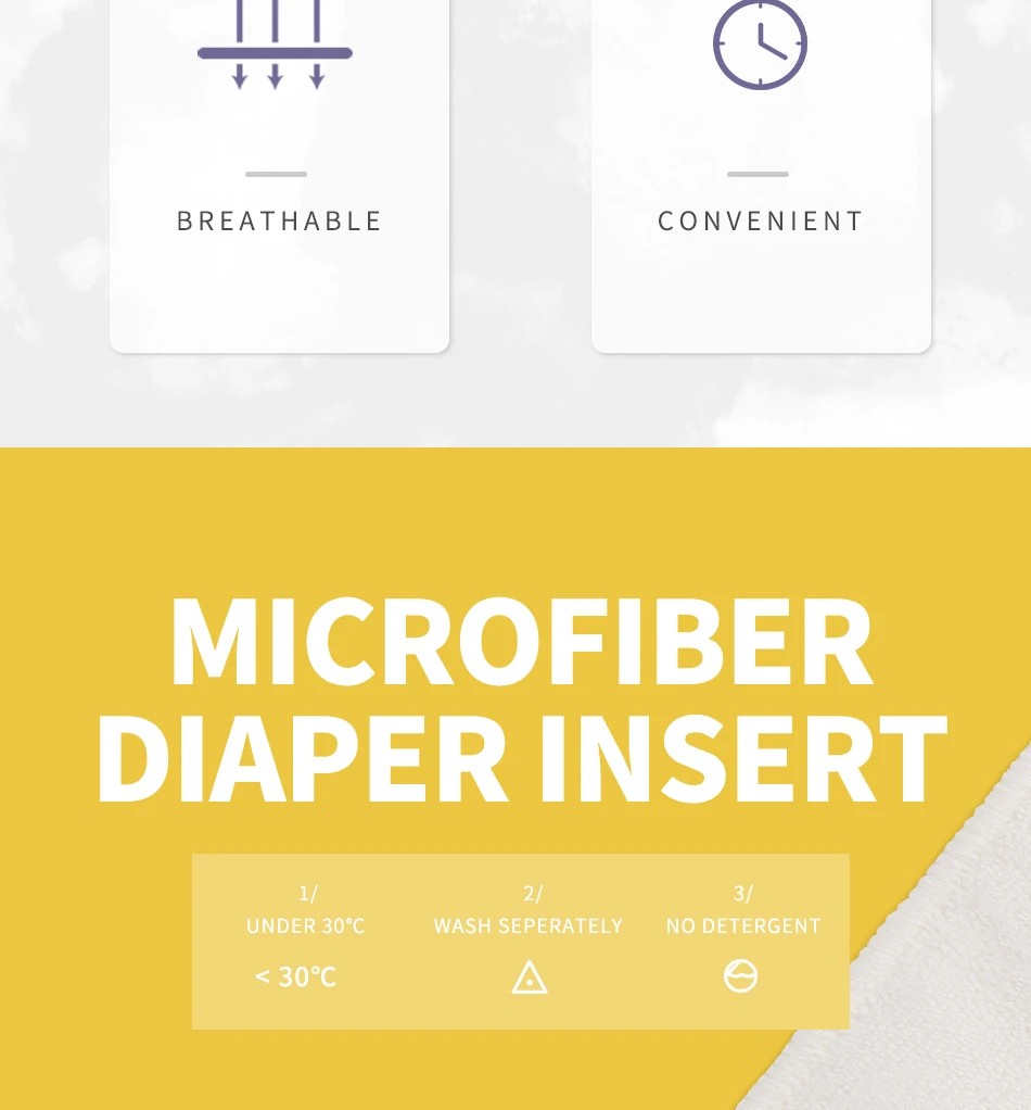 Inserto microfibra detalles