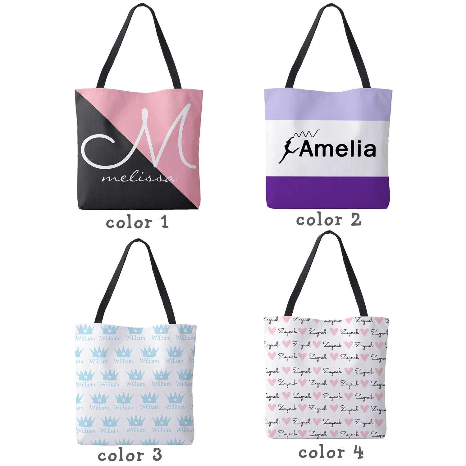 Detalle frontal del bolso LVYZIHO personalizado