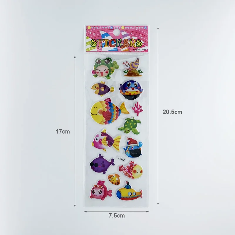 Pegatinas 3D de peces marinos para niños y niñas - imagen 2