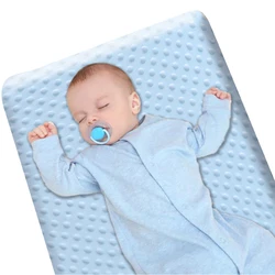 Funda y protector de cuna de terciopelo suave – Cálidos para invierno